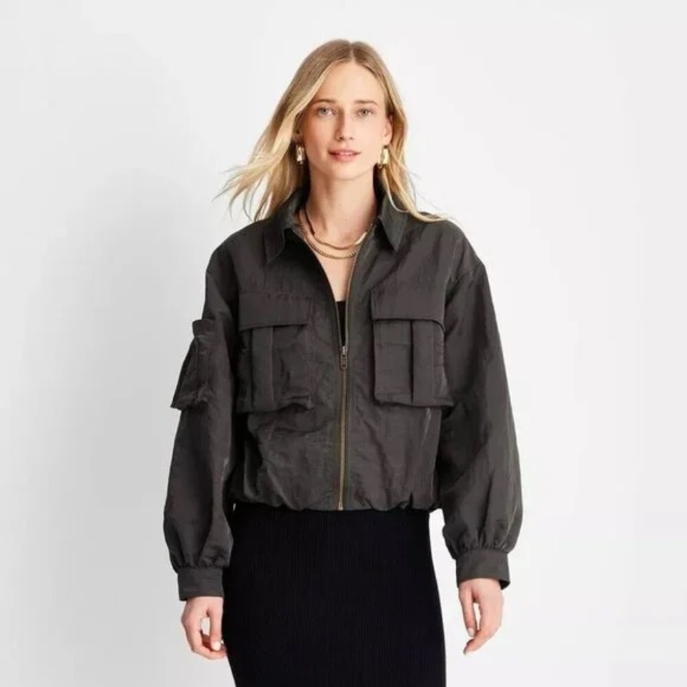 Women's Black Utility Jacket